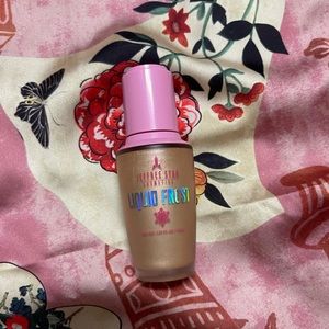 ONLY USED ONCE JEFFREE STAR LIQUID FROST HIGHLIGHTER IN SHADE - CANARY BLING